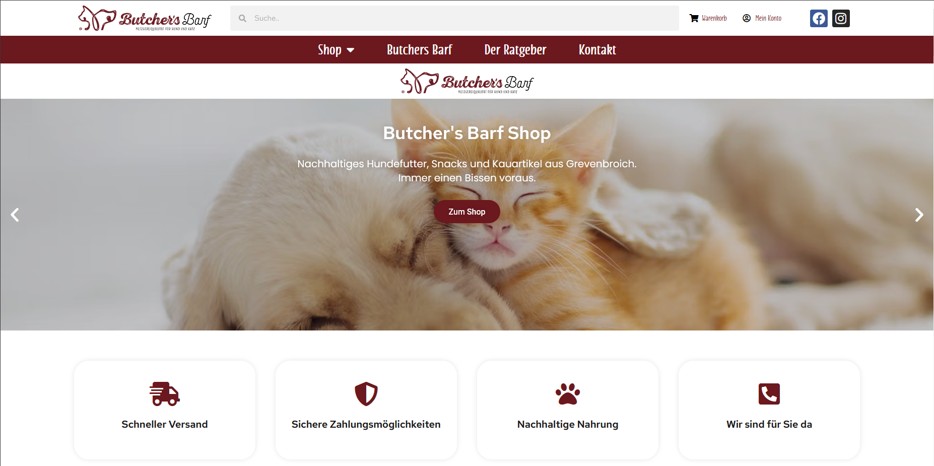 Butchersbarf Hundefutter