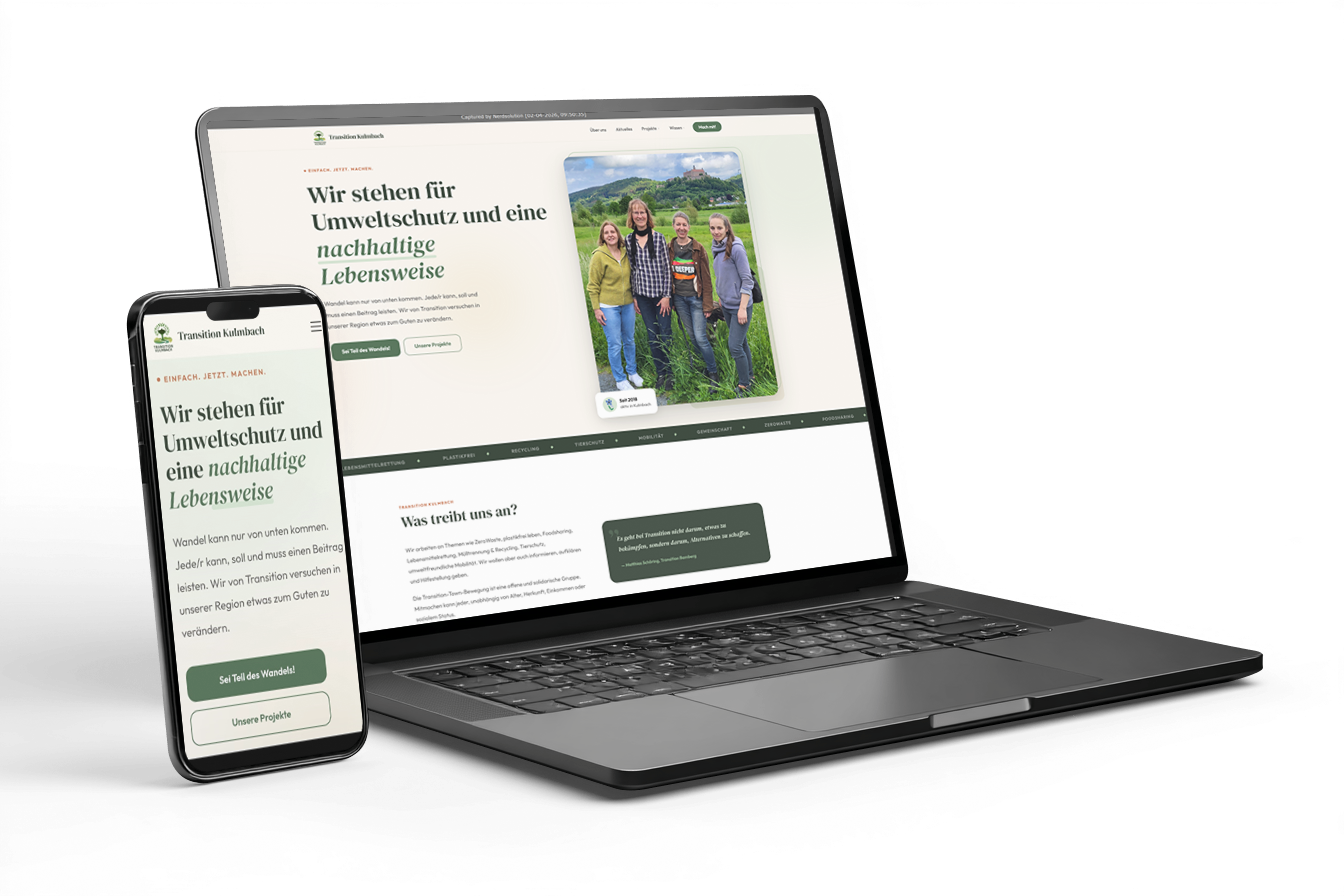 Transition Kulmbach – neue Website